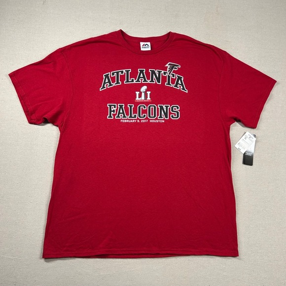 Majestic Other - Majestic Atlanta Falcons Shirt Mens 2xl‎ Super Bowl LI NFL Football Patriots Win